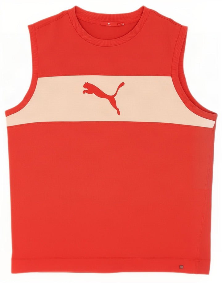 Ανδρικό γραφικό γιλέκο Puma με μεγάλο κόκκινο χρώμα