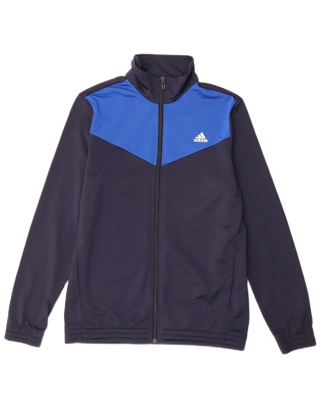 ADIDAS για αγόρια αθλητικά μπουφάν 14-15 ετών Navy Blue Colorblock