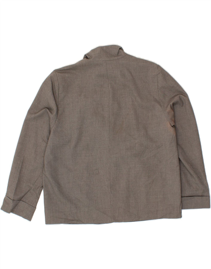S.OLIVER Womens Oversized Bomber Jacket IT 40 Small Grey Polyester Vintage S.Oliver and Second-Hand S.Oliver from Messina Hembry 