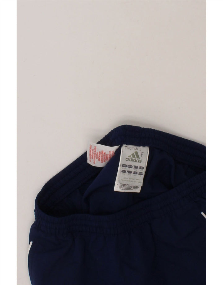 ADIDAS Boys Sport Shorts 9-10 Years Navy Blue Polyester Vintage Adidas and Second-Hand Adidas from Messina Hembry 