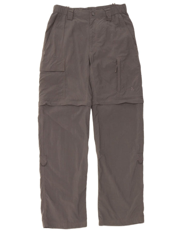 The North Face Mens Hiking Cargo Trousers Small W29 L31 Grey Nylon