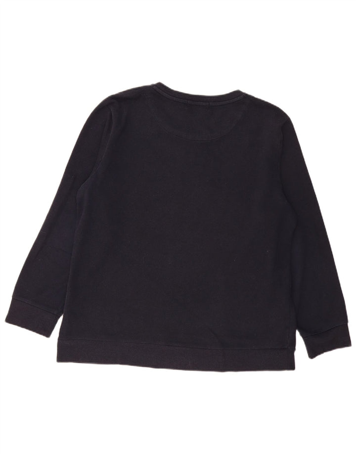 Ανδρικό γραφικό φούτερ Dkny Jumper Μεγάλο Ναυτικό Βαμβακερό