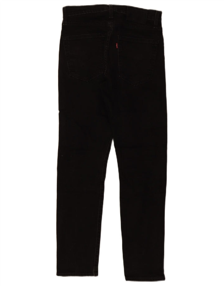 Ανδρικό Skinny Jeans Levi's W30 L30 Μαύρο βαμβακερό