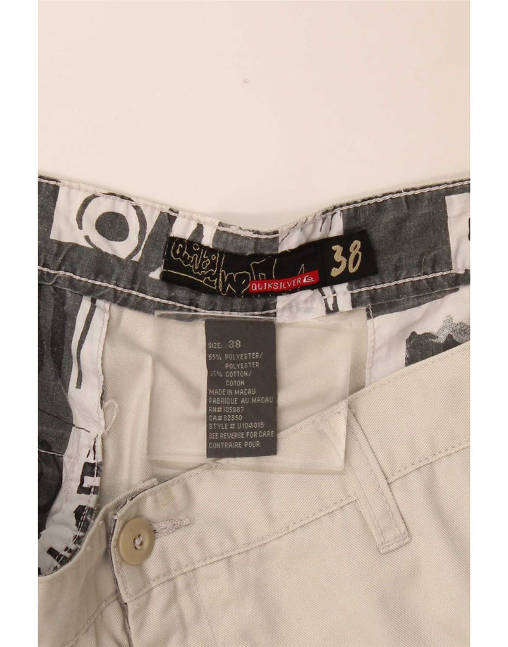 Ανδρικό σορτς Quiksilver Casual W38 XL Beige Polyester