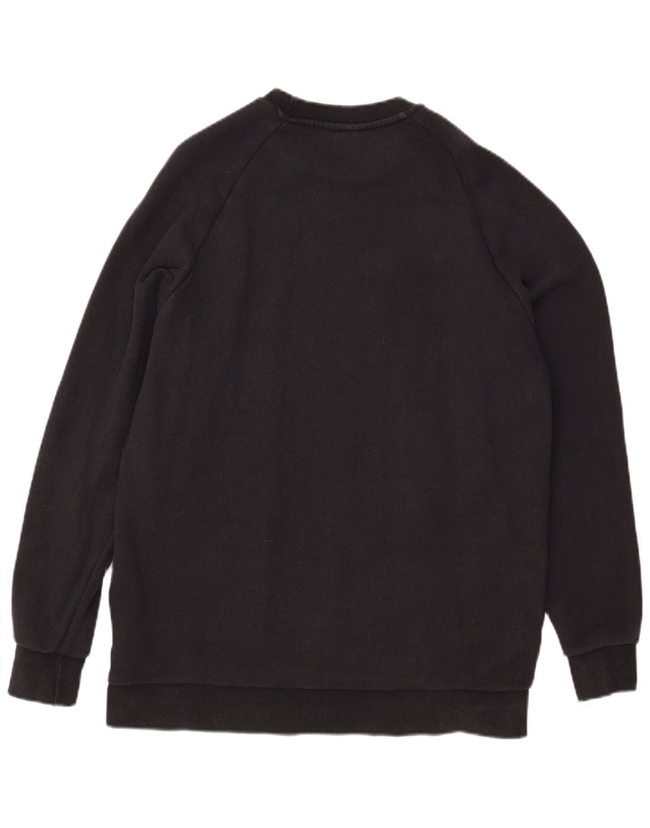 Ανδρικό γραφικό φούτερ Adidas Jumper μεγάλο μαύρο βαμβακερό