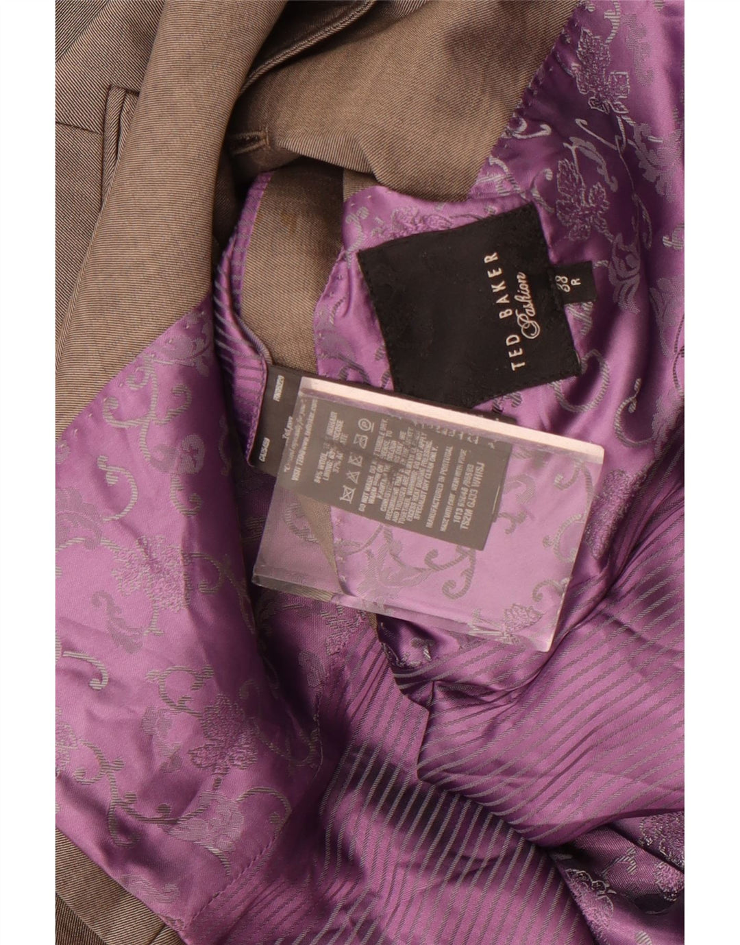 Ted Baker Ανδρικό σακάκι 2 κουμπιών US 38 Medium Grey Wool