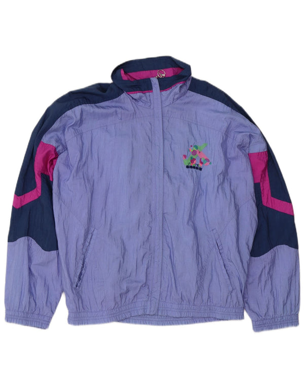 Γυναικεία αθλητική φόρμα Diadora Top Jacket UK 16 Large Purple Colourblock