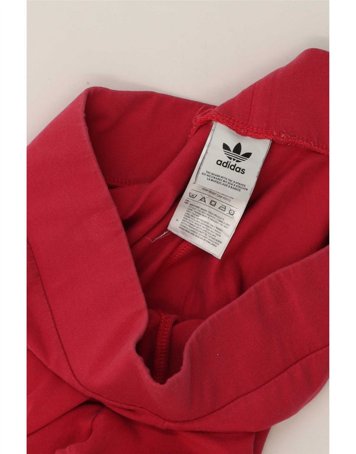 Γυναικείο κολάν Adidas UK 14 Μεσαίο ροζ βαμβακερό