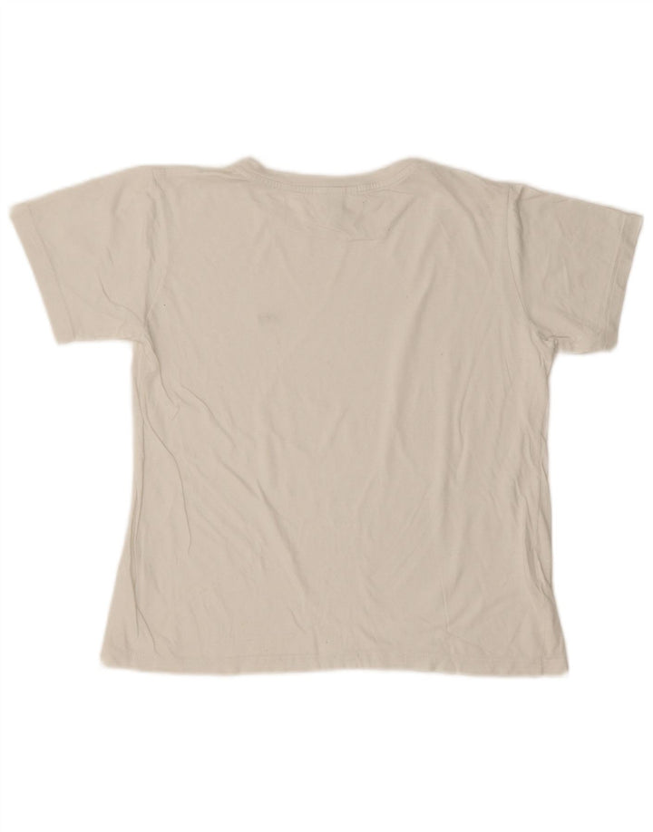 Lacoste Boys T-Shirt Top 11-12 ετών Λευκό βαμβακερό