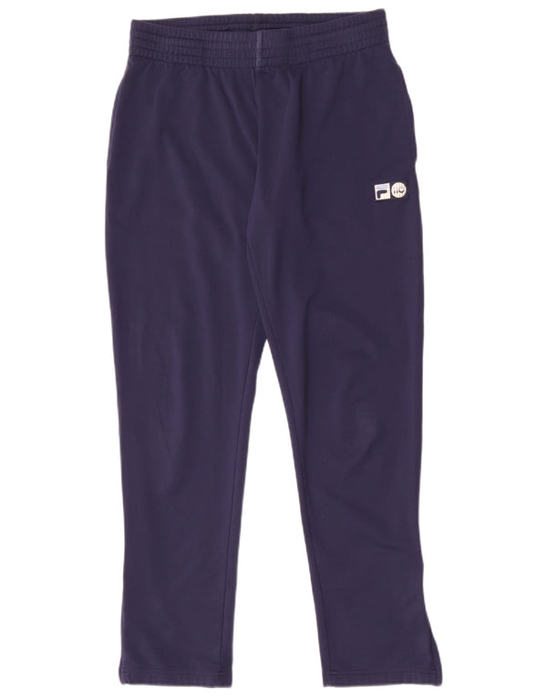 Fila Mens Tracksuit Trousers Medium  Navy Blue Polyester