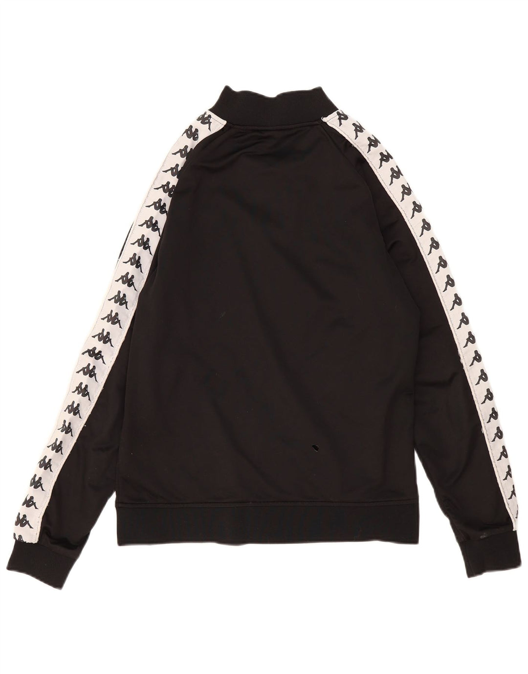 KAPPA Γυναικεία αθλητική φόρμα γραφικών Top Jacket UK 14 Medium Black Colourblock