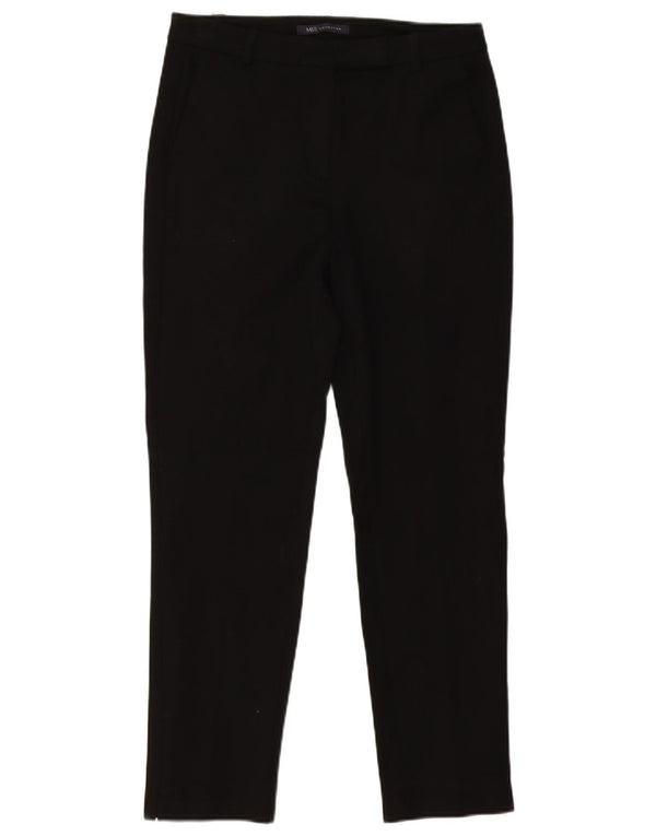 Marks & Spencer Γυναικείο Slim Suit Παντελόνι UK 10 Small W28 L26 Black Viscose