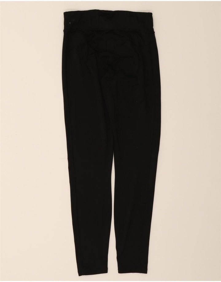 PUMA Womens Leggings UK 12 Medium Black Vintage Puma and Second-Hand Puma from Messina Hembry 