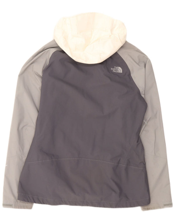 Hugo Boss γυναικείο μπουφάν βροχής με κουκούλα UK 16 Large Grey Colourblock Nylon