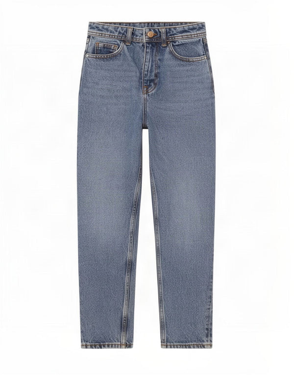 Zara γυναικείο ψηλό κωνικό τζιν EU 32 2XS W22 L27 Μπλε βαμβακερό