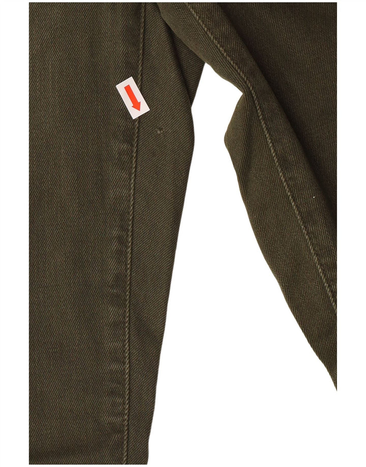 RALPH LAUREN Γυναικείο ίσιο τζιν US 6 Medium W28 L26 Χακί βαμβακερό