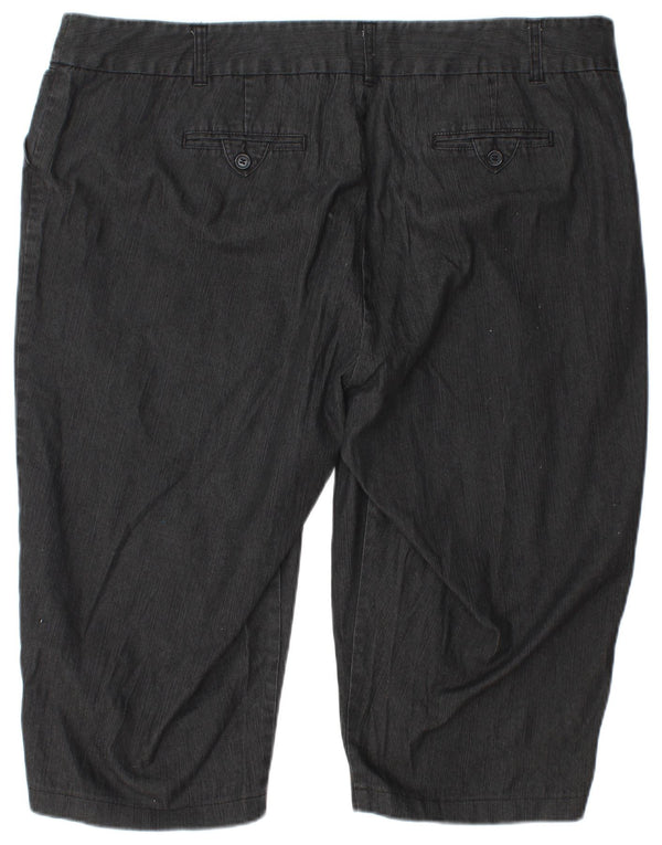 Marks & Spencer Γυναικείο σορτς Chino UK 20 2XL W40 Γκρι βαμβακερό