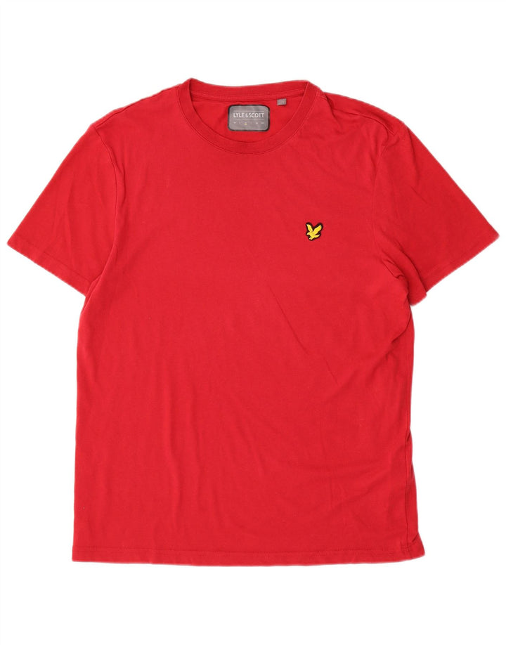 Ανδρικό T-Shirt Lyle & Scott Top Medium Red Polyester