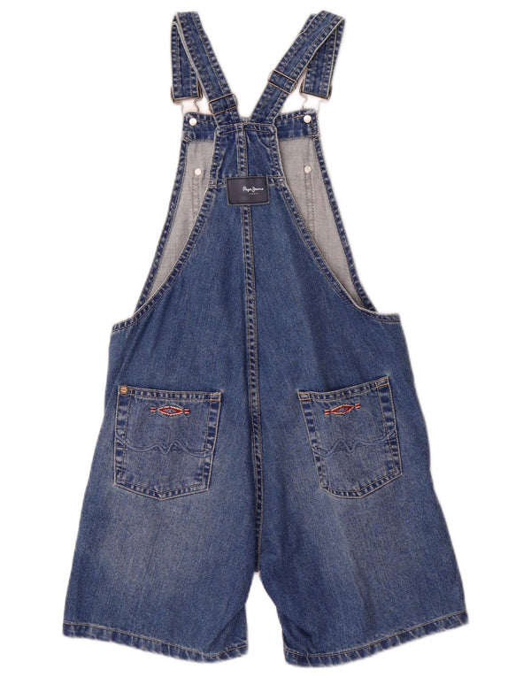 PEPE Jeans Girls Dungarees Τζιν σορτς 11-12 ετών W29 Μπλε βαμβακερό