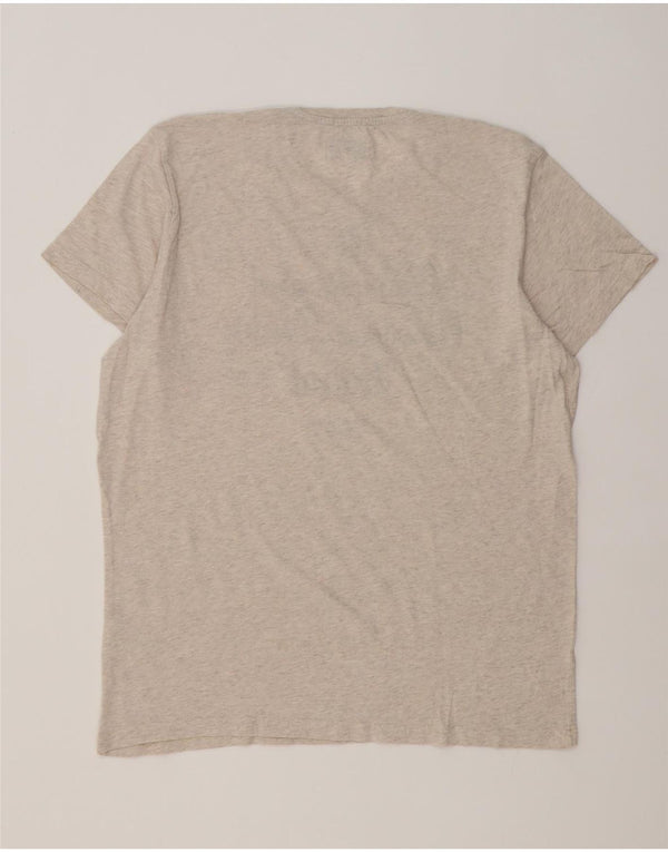 Ανδρικό T-Shirt κανονικό γραφικό Wrangler Top XL Μπεζ βαμβακερό