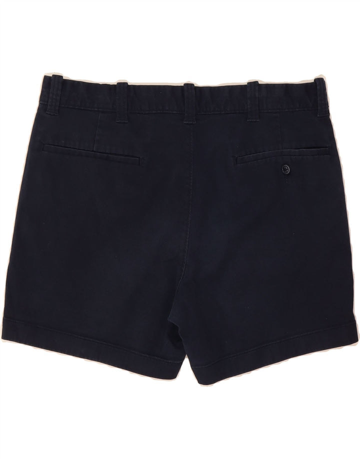 J. CREW Womens Chino Shorts W32 Large Navy Blue Cotton Vintage J. Crew and Second-Hand J. Crew from Messina Hembry 