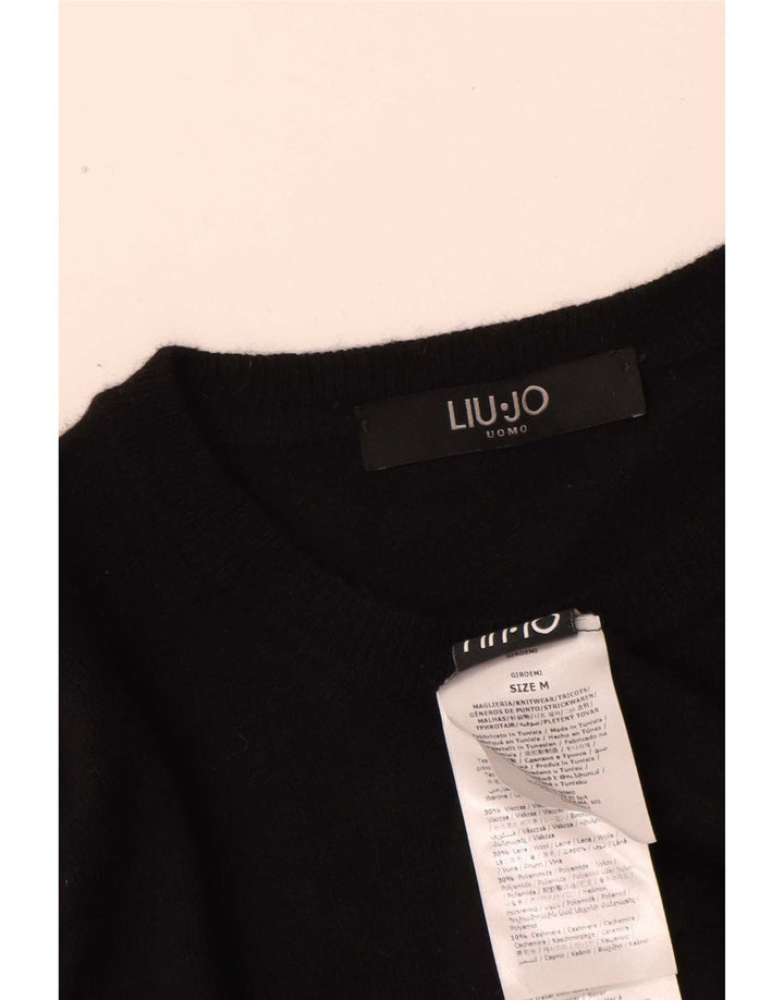 Ανδρικό πουλόβερ Liu Jo Boat Neck Jumper Medium Black Viscose