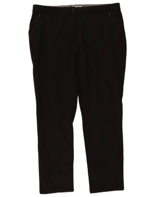 Mountain Warehouse Γυναικείο ίσιο παντελόνι Chino UK 18 XL W38 L30 Μαύρο