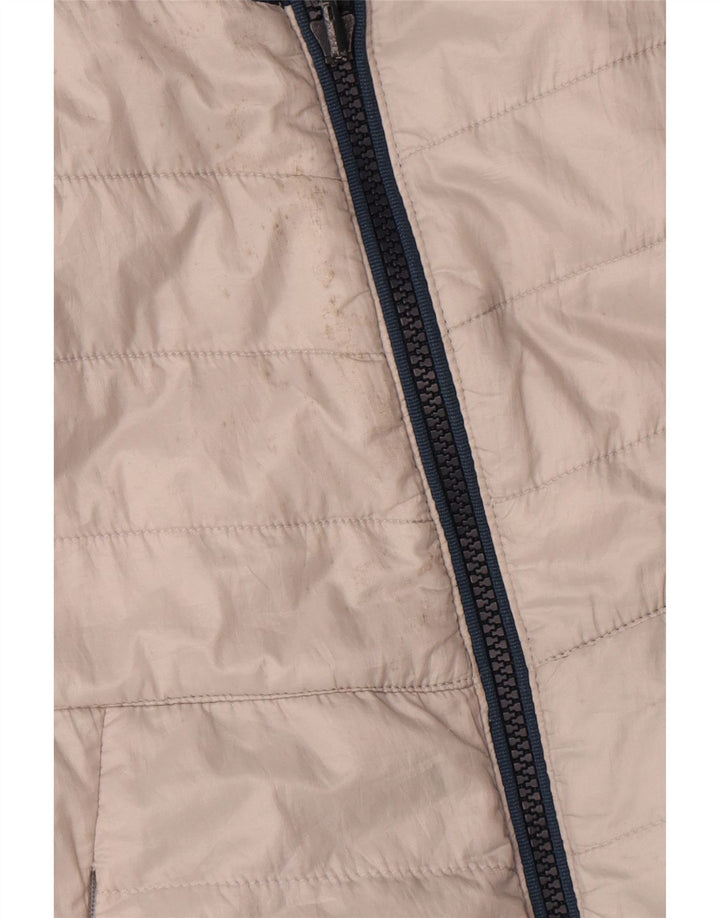 Timberland Ανδρικό padded Gilet UK 38 Medium White Colorblock Πολυεστέρας