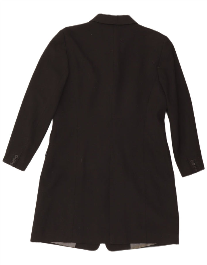Zara Γυναικείο Longline τζάκετ μπλέιζερ EU 44 XL μαύρο πολυεστέρα