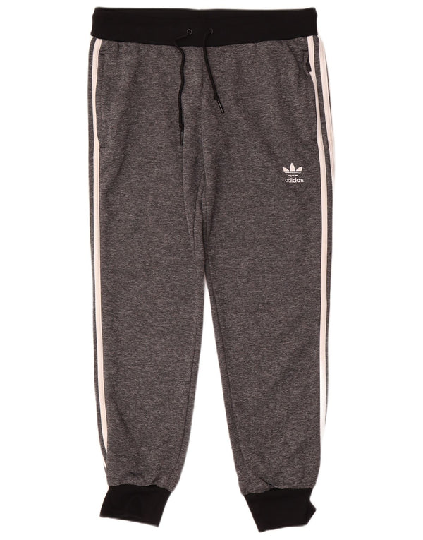 Γυναικεία αθλητική φόρμα Adidas Παντελόνι Joggers UK 16 Large Grey Colourblock