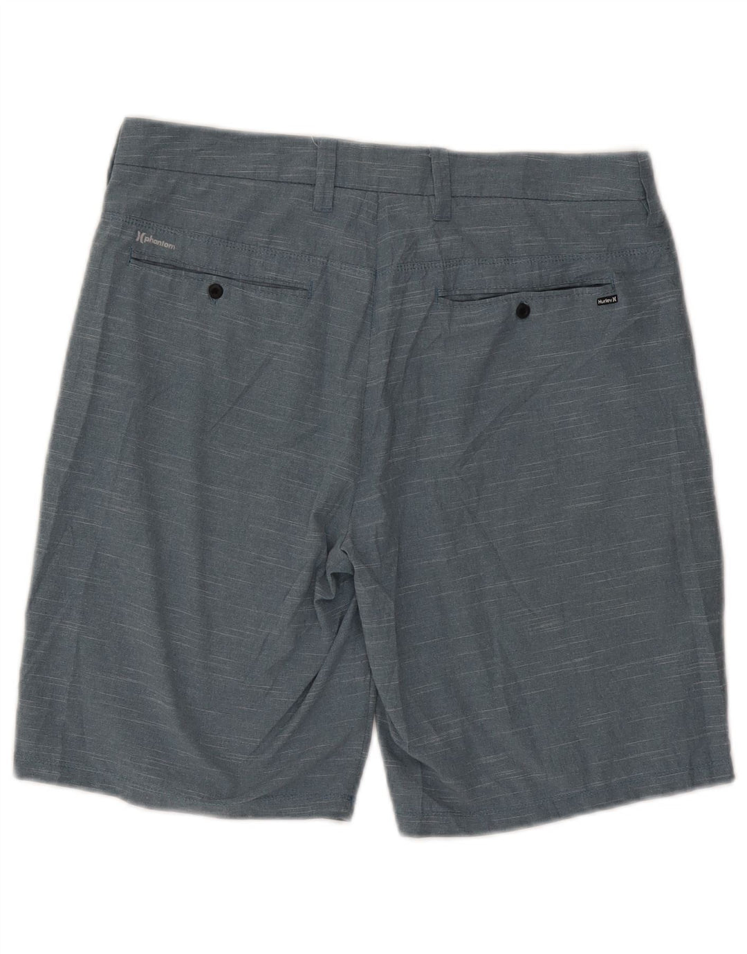 Ανδρικό σορτς chino Hurley W31 από μεσαίο μπλε πολυεστέρα