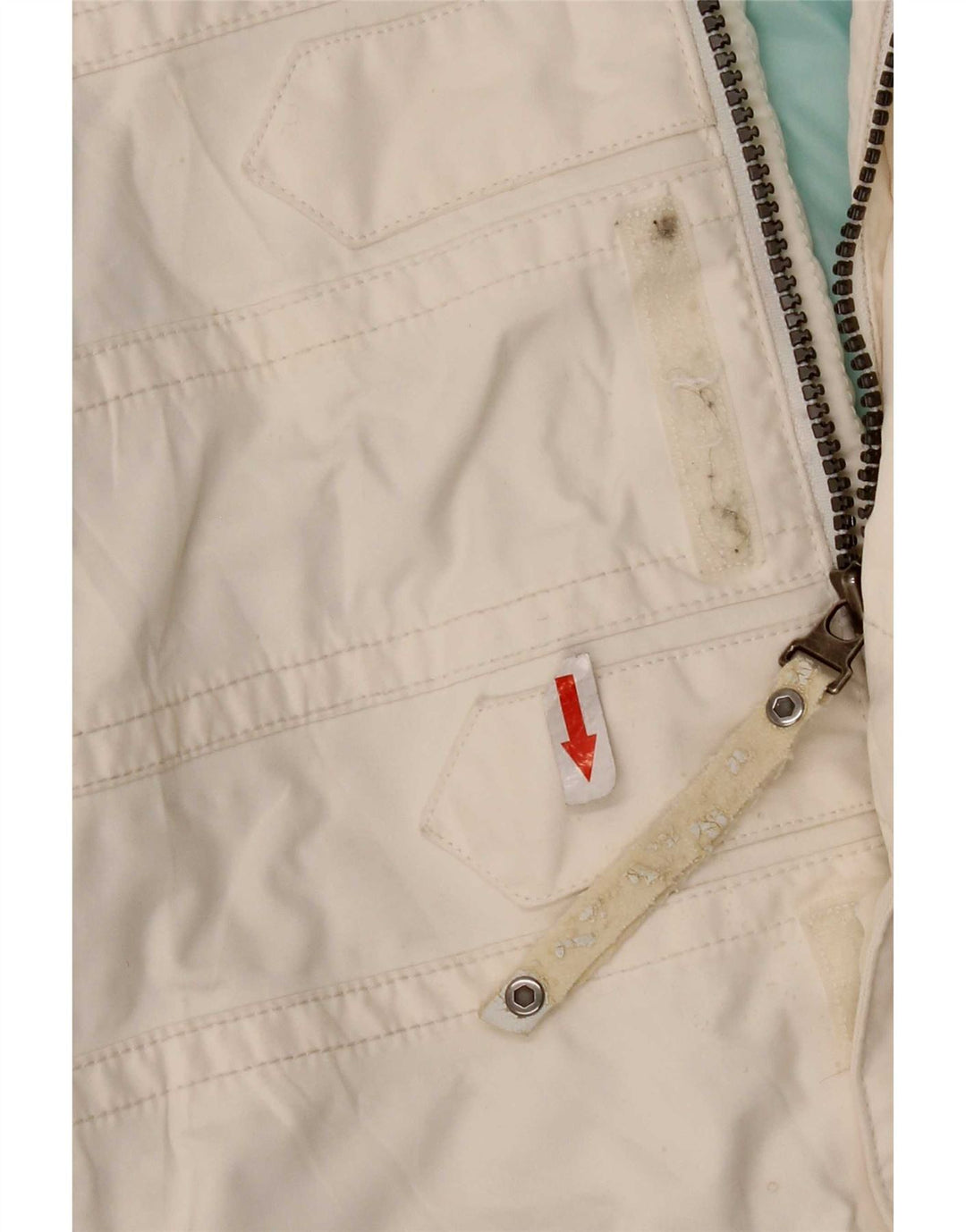 The North Face γυναικείο μπουφάν σκι με κουκούλα UK 10 Small White Polyester