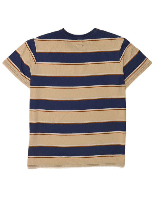 Ανδρικό μπλουζάκι Levi's Relaxed Fit Top μεγάλο μπεζ ριγέ βαμβακερό