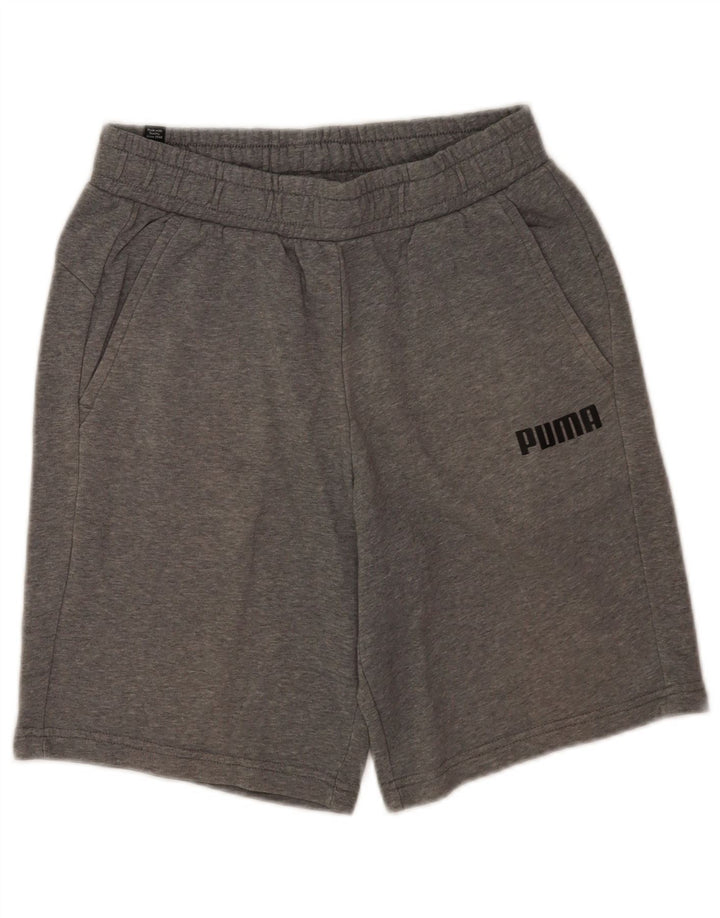 Ανδρικό αθλητικό σορτς Puma, βαμβακερό μεσαίο γκρι