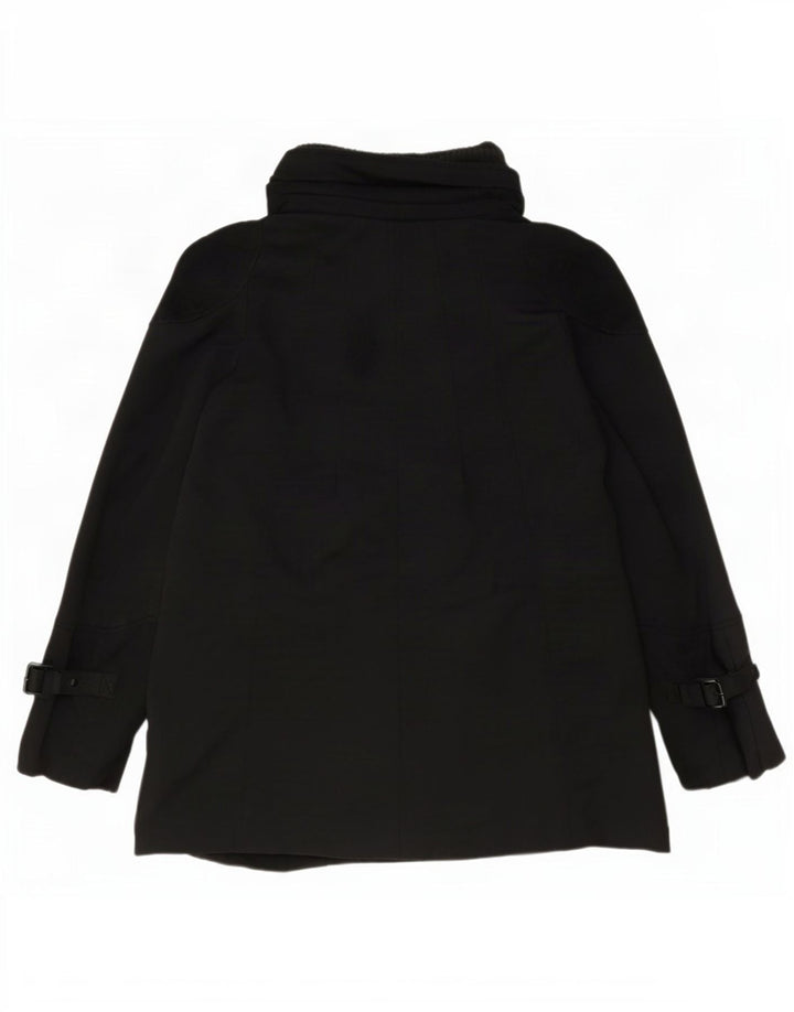 Zara Γυναικείο Κοντό Πανωφόρι UK 10 Small Black