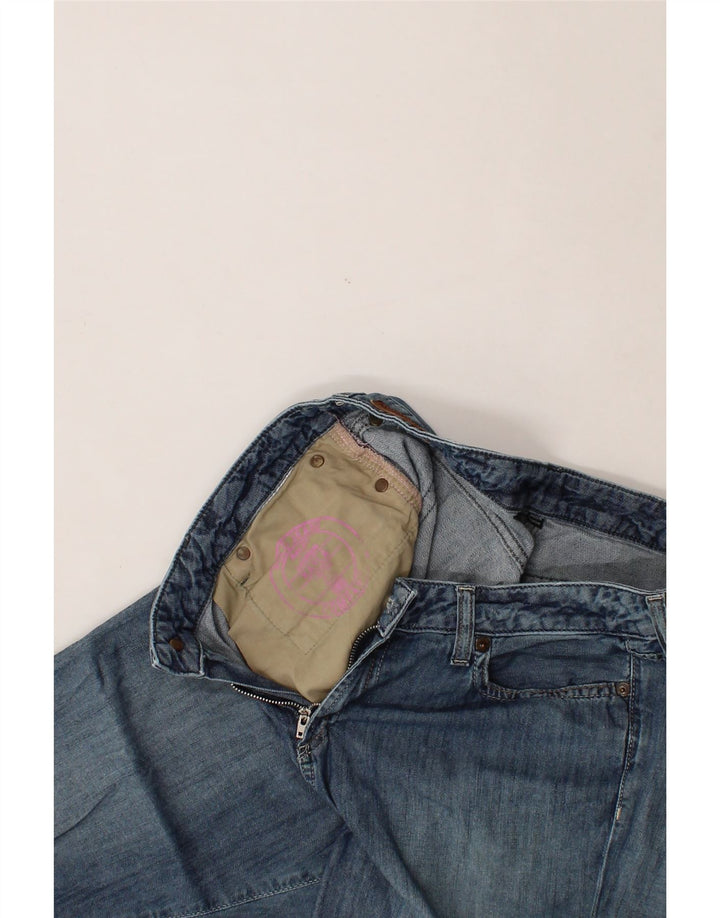 POLO RALPH LAUREN Womens Bermuda Denim Shorts W30 Medium Blue Vintage Polo Ralph Lauren and Second-Hand Polo Ralph Lauren from Messina Hembry 