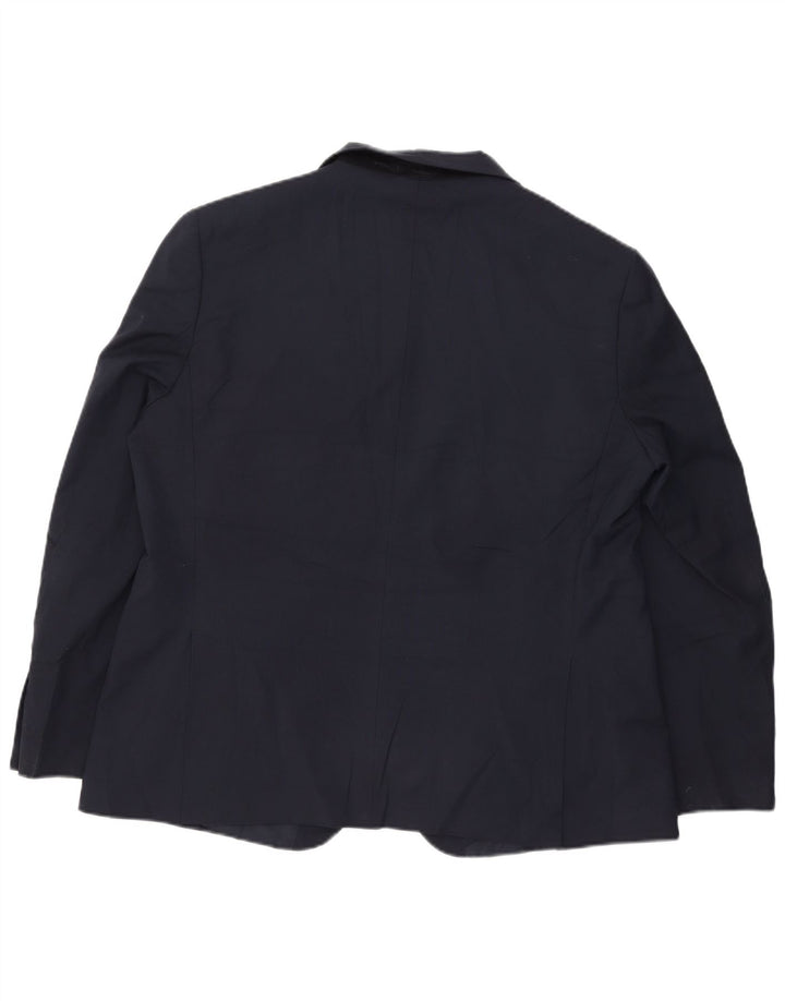 Marks & Spencer Ανδρικό μπουφάν σακάκι με 2 κουμπιά UK 46 3XL Navy Blue Polyester