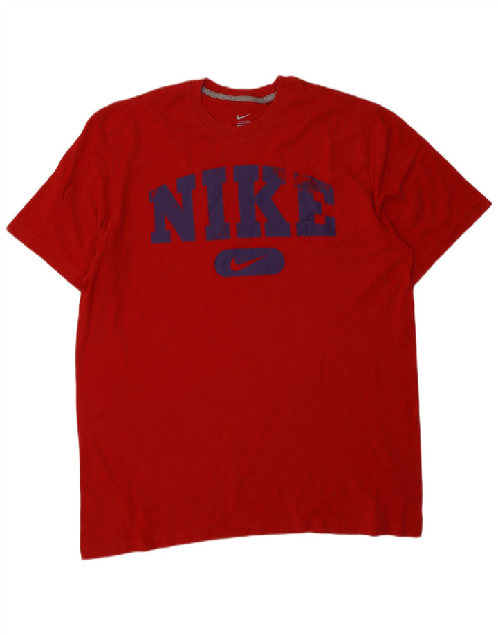Ανδρικό γραφικό T-Shirt NIKE Top XL Red