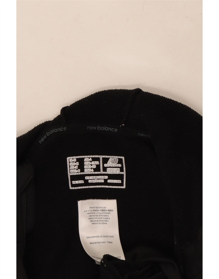 NEW BALANCE Ανδρικό πουλόβερ με κουκούλα με φερμουάρ Μεσαίο μαύρο πολυεστέρα