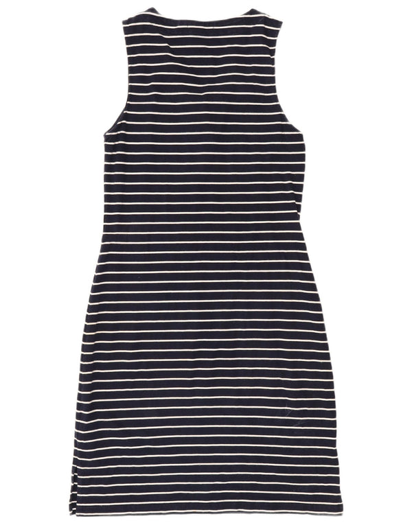 Γυναικείο αμάνικο φόρεμα Ralph Lauren UK 12 Medium Navy Blue ριγέ