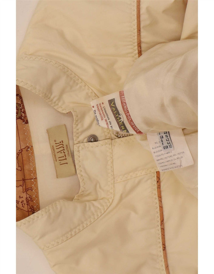ALVIERO MARTINI Γυναικείο Utility Jacket UK 16 Large Off White Polyester