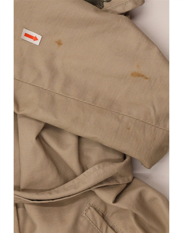 Desigual Γυναικεία καμπαρντίνα με διπλό στήθος EU 38 Medium Beige Floral