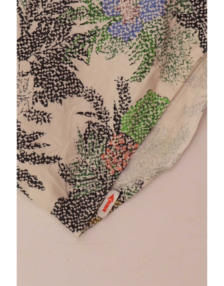 Zara Γυναικείο Σορτς Casual Medium W28 Πολύχρωμο Floral