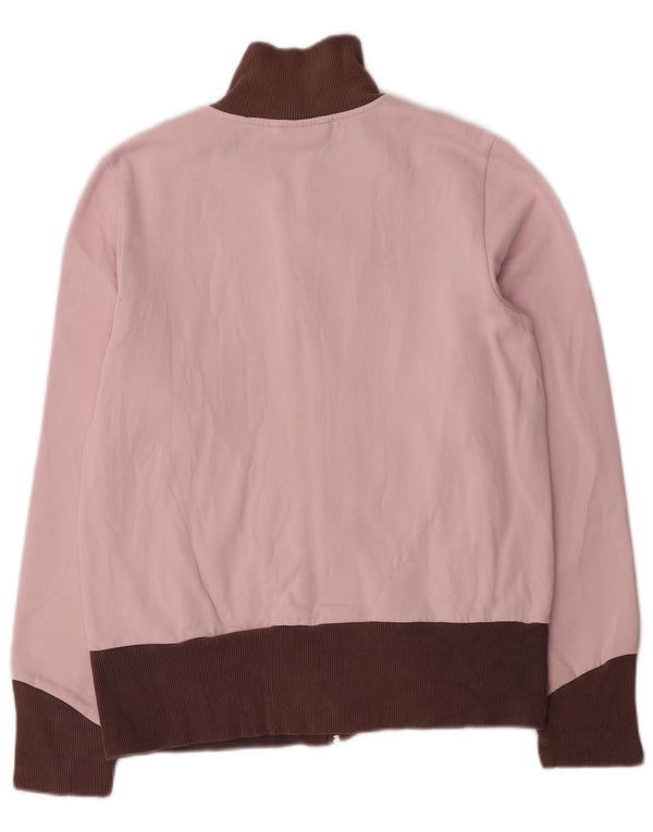 Γυναικεία αθλητική φόρμα γραφικών Puma Top Jacket UK 14 Large Pink Colourblock