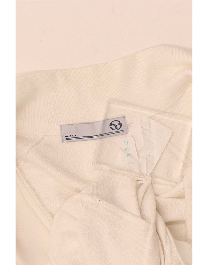 Sergio Tacchini Γυναικεία φόρμα Top Jacket IT 44 Μεσαίο λευκό βαμβακερό