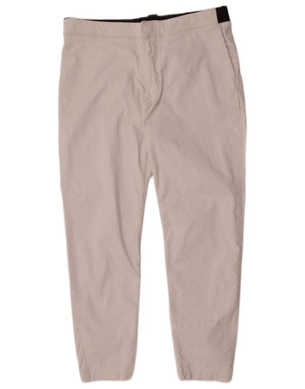 Ανδρικό Skinny Chino Παντελόνι Zara Μεγάλο W32 L26 από λευκό βαμβακερό