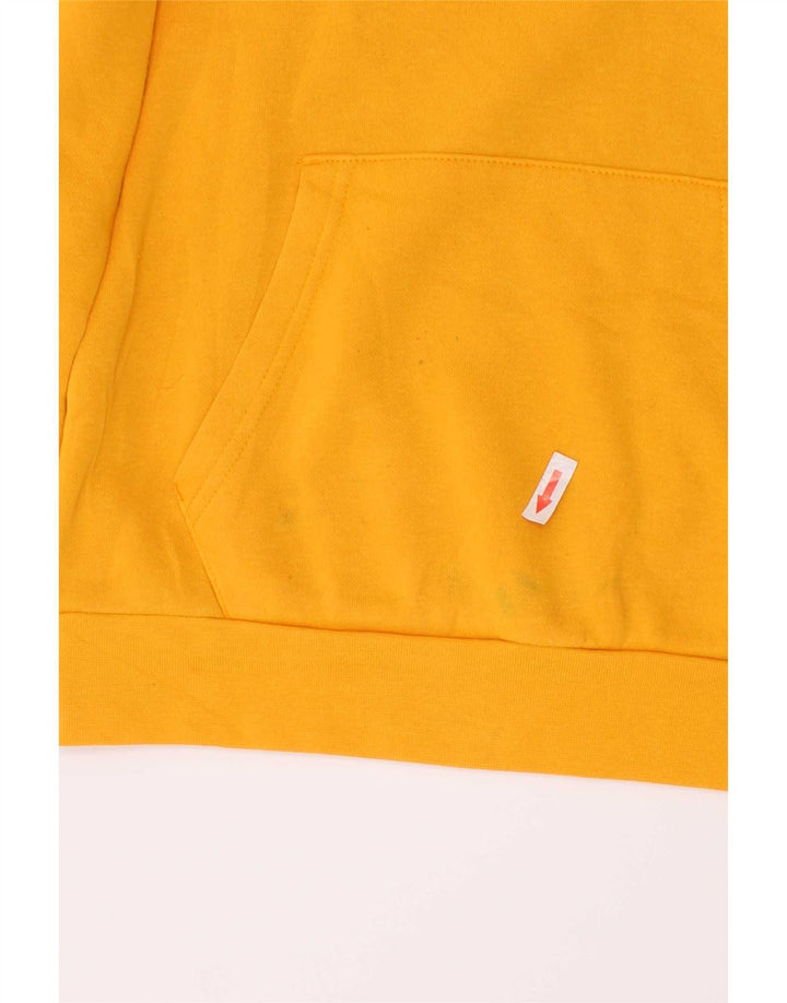 Champion Boys Graphic Hoodie Jumper 9-10 ετών Medium Yellow