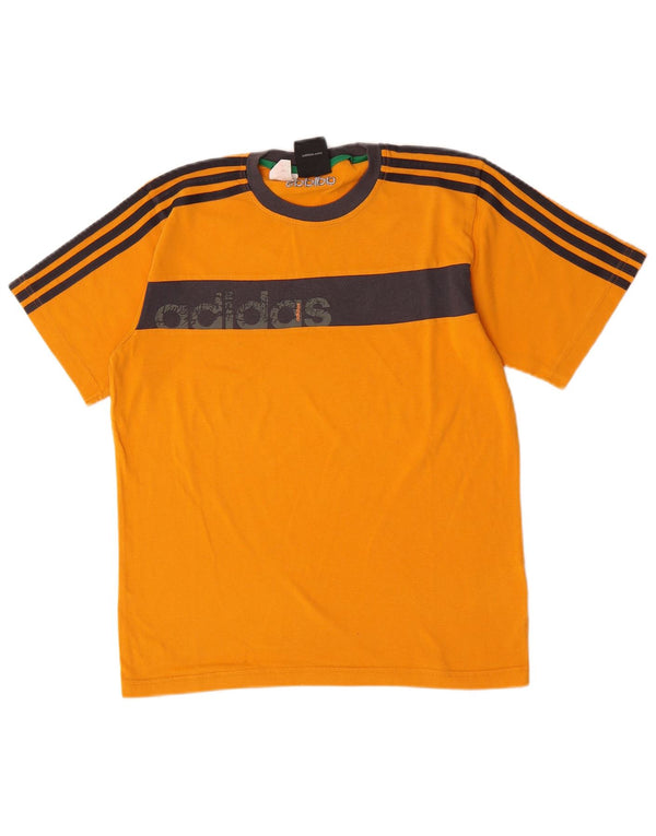 Adidas Boys Graphic T-Shirt Top 13-14 ετών πορτοκαλί, βαμβακερό χρώμα