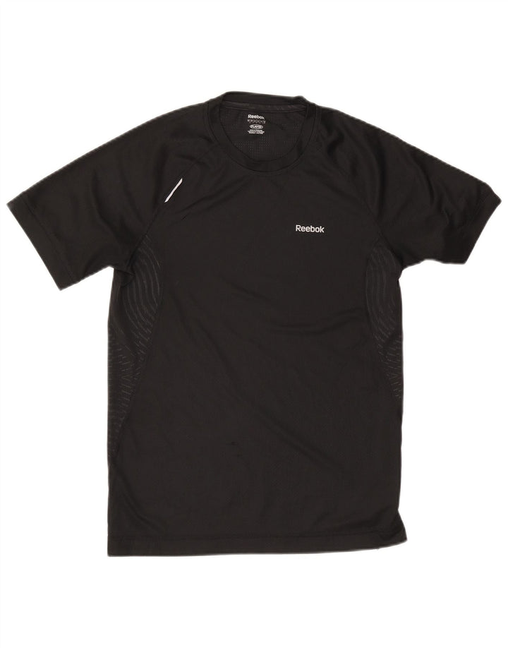 Ανδρικό T-Shirt Reebok Top Small Black Polyester