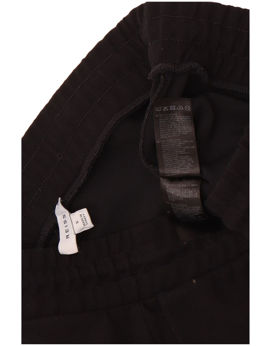 Ανδρική αθλητική φόρμα Reiss Παντελόνι Joggers Μικρό Μαύρο Πολυεστέρα
